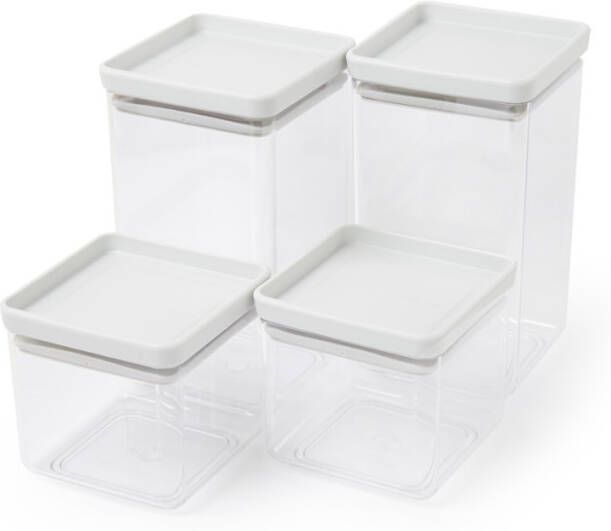 Brabantia Tasty+ Stapelbare Voorraadbus Set van 4