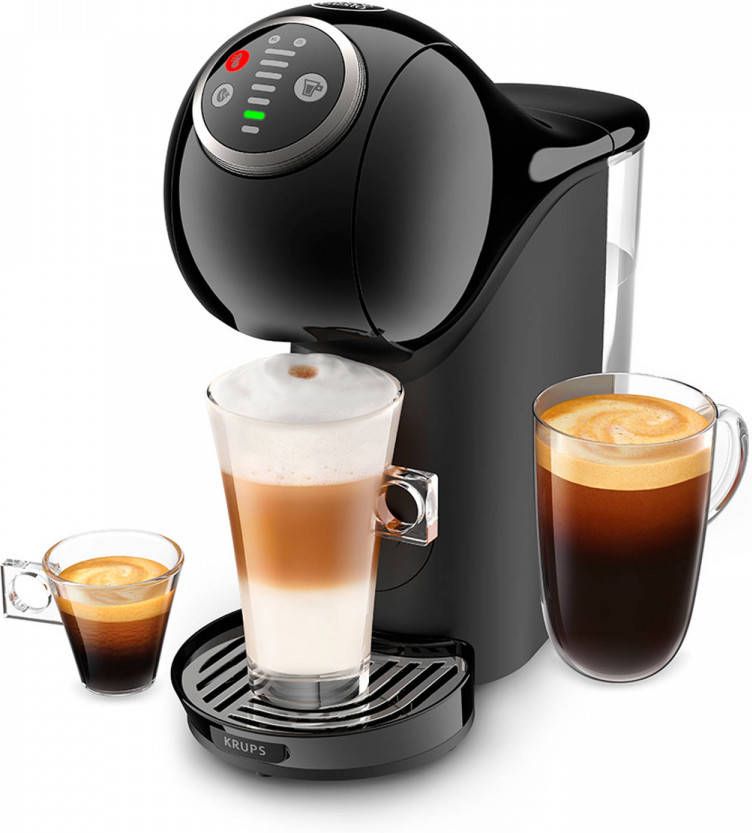 Koffiecapsulemachine KP3408 Genio S Plus, compacte koffiecapsulemachine, met boost technologie en temperatuurkeuze, automatische uitschakeling, xl functie, 0, 8 liter waterreservoir