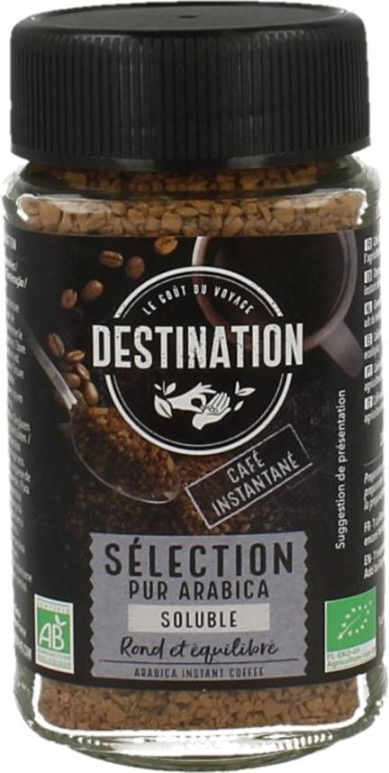 Destination Koffie Arabica Instant Bio(100g ) online kopen