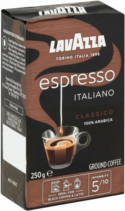 Lavazza 12x Espresso Italiano Classico filterkoffie 250 gr