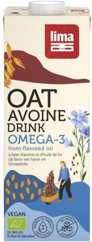 Lima 3x Oat omega 3 Bio 1 liter
