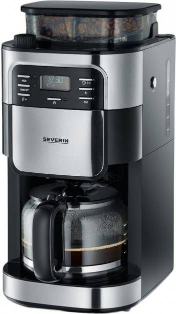 Severin KA 4810 RVS/Zwart Koffiezetapparaat Incl Maalwerk online kopen