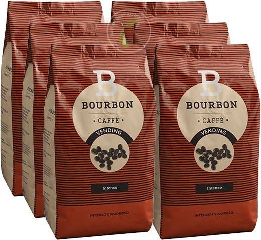 Lavazza Bourbon Caffe Intenso Koffiebonen 1 kg