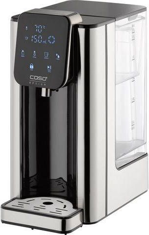 Caso Heetwaterdispenser HW660 met gratis waterfilter Roestvrij staalkleur/Zwart