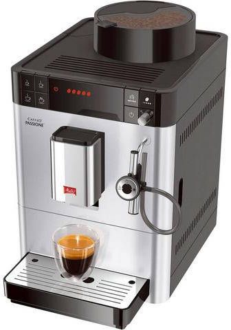 Melitta Volautomatisch koffiezetapparaat Passione® One Touch F53/1 101, zilver, Per kopje precies de juiste hoeveelheid versgemalen bonen, service toets voor ontkalking & reiniging