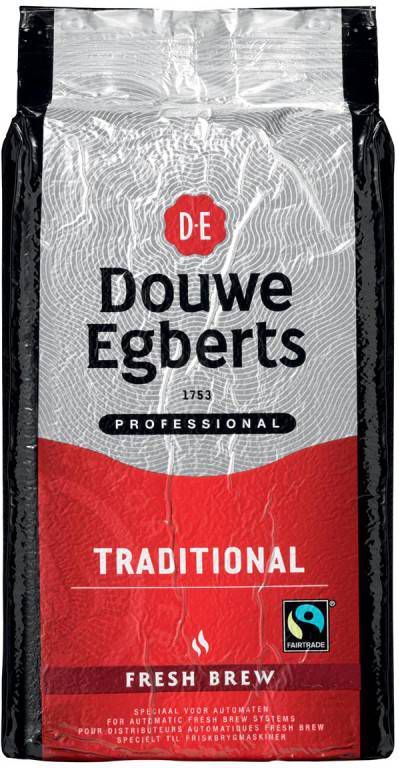 Douwe Egberts , fairtrade koffie voor automaten, pak van 1 kg