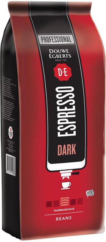 Douwe Egberts koffiebonen, espresso Dark, pak van 1 kg