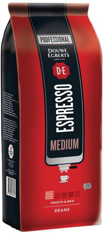 Douwe Egberts koffiebonen, espresso Medium, pak van 1 kg