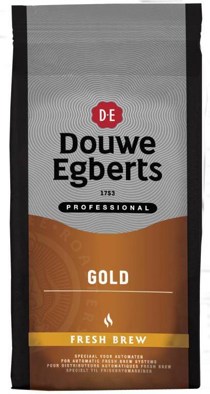 Douwe Egberts gemalen koffie voor automaten, Gold fresh brew, pak van 1 kg