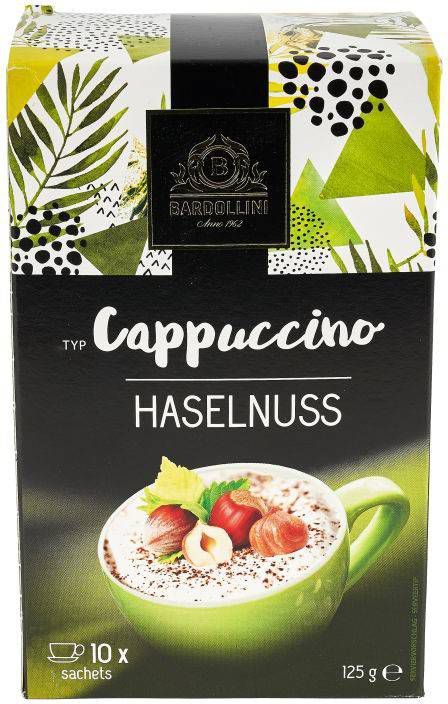 Xenos Bardollini cappuccino hazelnoot 10 zakjes